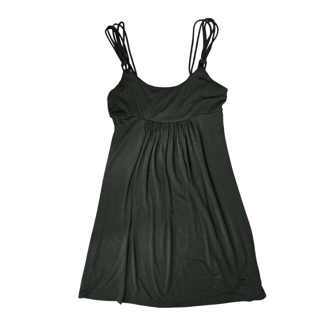 Robin Piccone 3 Swim Pieces Women M Olive Green & Cream Ikat Comfy Flattering - Picture 11 of 15